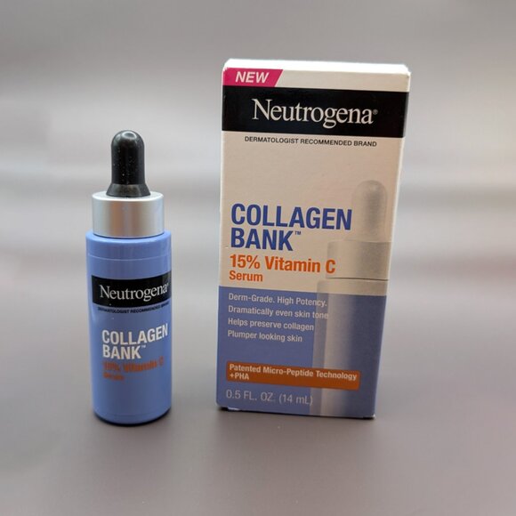 Neutrogena Collagen Bank 15% Vitamin C Face Serum - Picture 2 of 5
